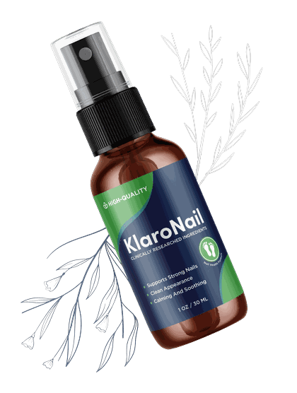 KlaroNail spray bottle, one ounce amber glass with pump